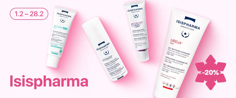 С 1 по 28 февраля скидка 20% на выделенный ассортимент косметики ISISPharma