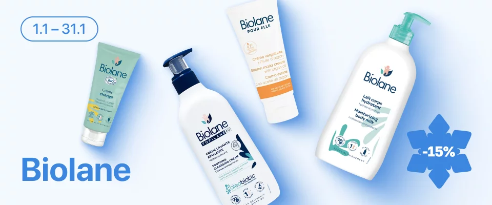 С 1 по 31 января скидка 15% на выделенный ассортимент косметики Biolane