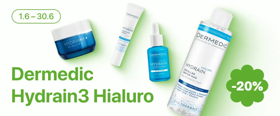 С 1 по 30 июня скидка 20% на выделенные косметические средства линейки Dermedic