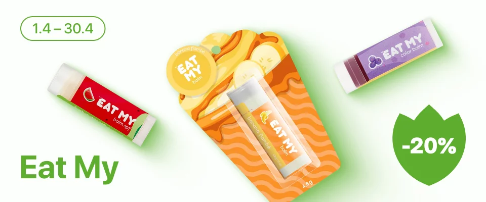 С 1 по 30 апреля скидка 20% на выделенные косметические средства линейки Eat My
