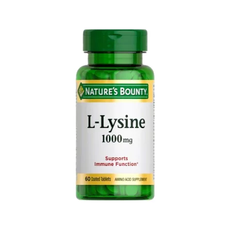 NATURE`S BOUNTY L-Лизин 1000мг табл. 1531,3мг №60