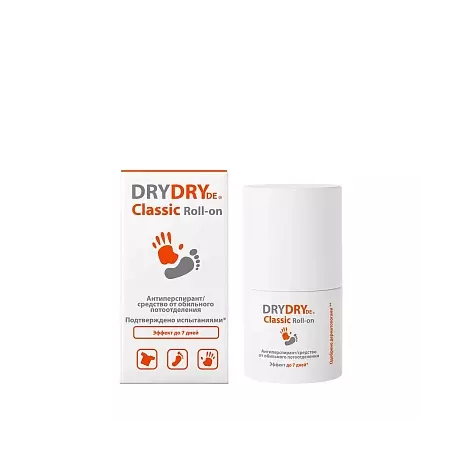 DRYDRY de Classic Roll-On средство от обильного потоотделения 35мл