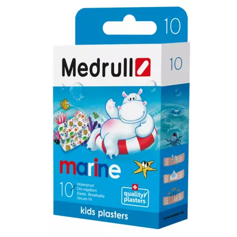 Пластырь Medrull Kids Marine №10 19х72мм