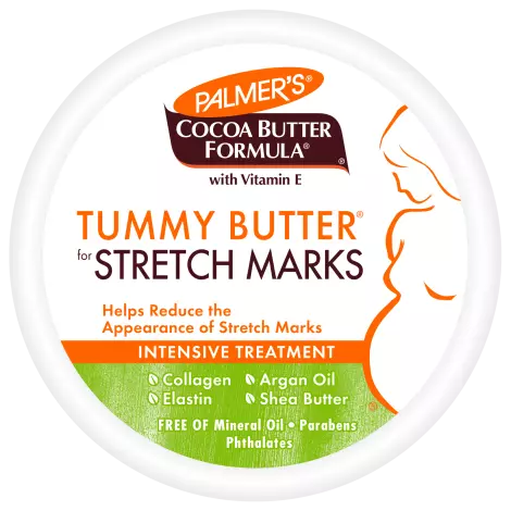 Palmer's масло против растяжек с маслом какао и лавандой в области живота 125г