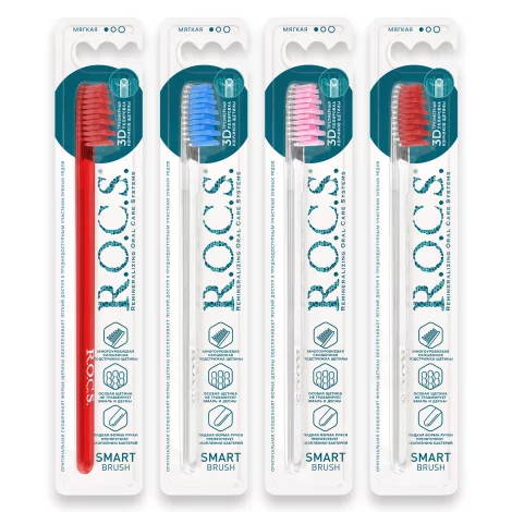 ROCS зубная щетка модельная мягкая 1шт