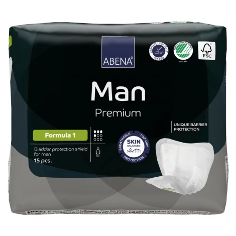 ABENA Man Premium Formula 1 прокладки для взрослых 15шт