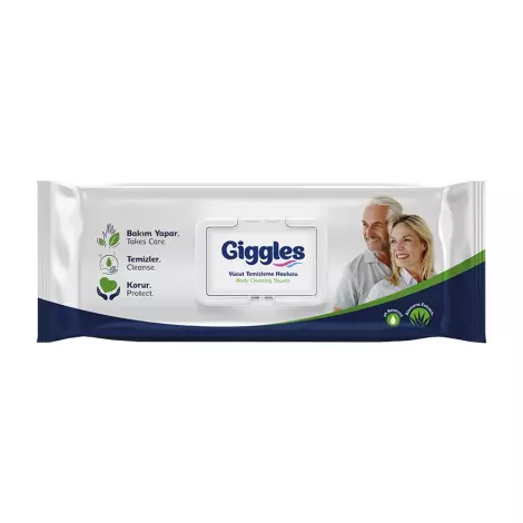 Giggles Body cleaning Towels влажные салфетки д/тела 50 шт