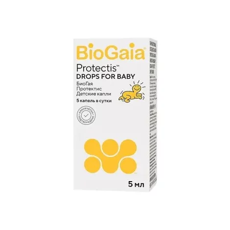 БиоГая (BioGaia) Протектис пробиотик детские капли 5мл №1