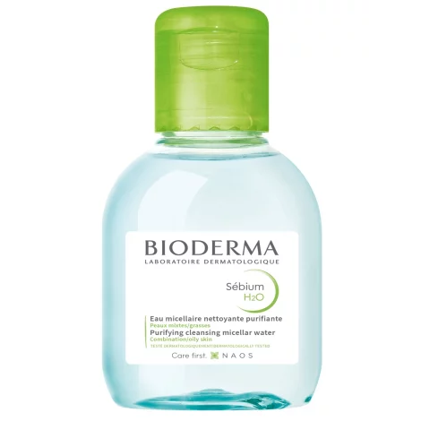 Bioderma Sebium H2O мицеллярный вода для очищения проблемной, комбинированной и жирной кожи 100мл
