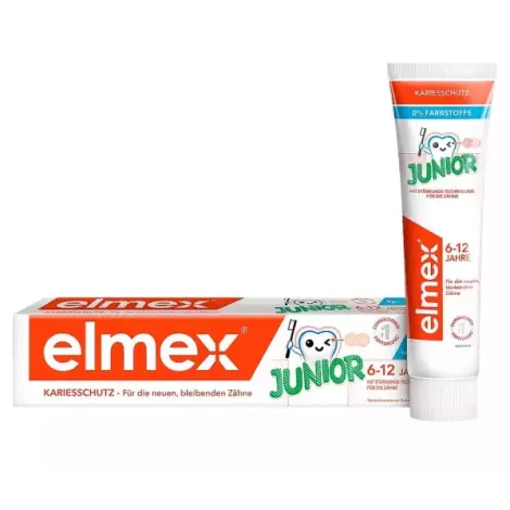 Elmex Junior зубная паста 6-12лет 75мл