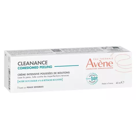 Avene Cleanance Comedomed Peeling крем интенсивный для ухода за проблемной кожей склонной к акне 40мл