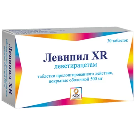 Левипил XR табл. пролонг. 500 мг №30