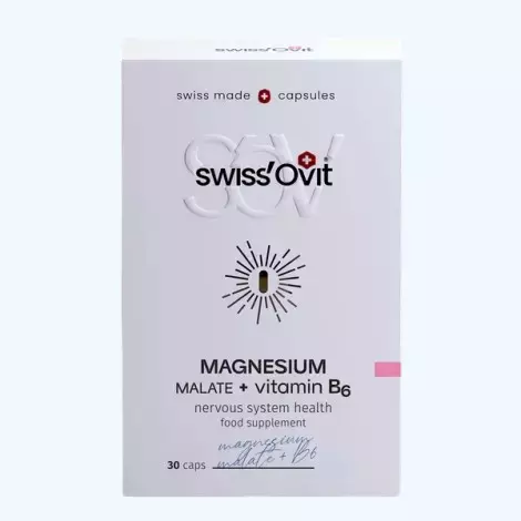 Swiss'Ovit Малат Магния + Витамин В6 капс. №30
