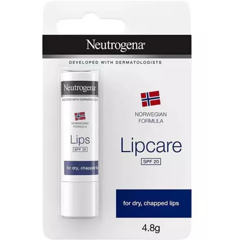 Neutrogena Норвежская формула бальзам для ухода за губами для сухих и потрескавшихся губ 4,8г