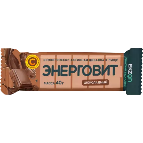 Энерговит шоколадный 40г