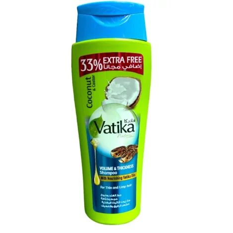 Дабур Ватика шампунь для волос увеличивающий объем 400мл + 33% Экстра