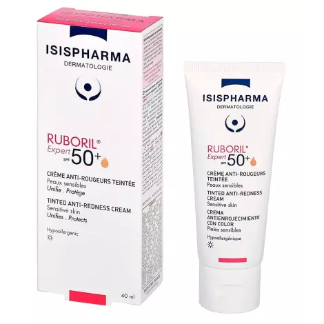 Isispharma Ruboril Expert SPF 50+ крем для чувствительной кожи склонной к покраснению 40 мл