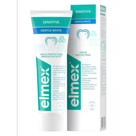 Elmex Сенситив отбеливающая зубная паста 75мл 