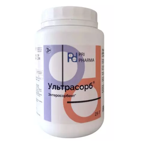 Ультрасорб Энтерособрент 3+ порошок для приема внутрь 25г 