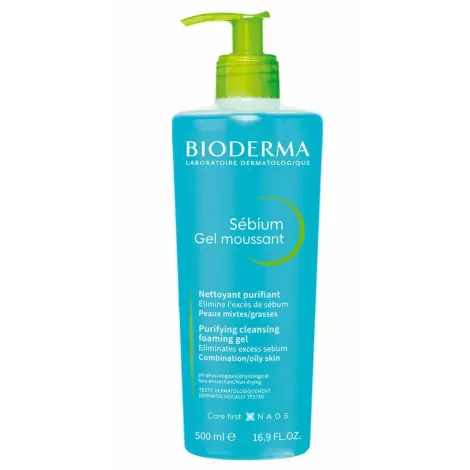 Bioderma Sebium гель очищающий 500мл